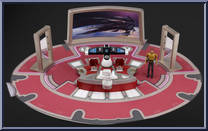 Bridge Playset (with Kirk) from Star Trek - 2009 Movie - Playsets manufactured by Playmates [Playmates]