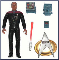 Commander Benjamin Sisko (Leader) from Star Trek - Deep Space Nine - Series 1 manufactured by Playmates [Loose]