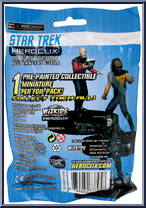 Lt. Commander Geordi La Forge from Star Trek - HeroClix - Away Team: Next Generation manufactured by WizKids [Back]