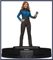 Dr. Beverly Crusher from Star Trek - HeroClix - Away Team: Next Generation manufactured by WizKids [Loose]