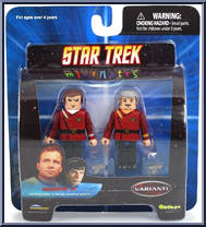 Admiral Kirk / Dress Uniform Scotty from Star Trek - Minimates - 2" Scale - Series 4 manufactured by Diamond Select [Front]