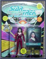 Counselor Deanna Troi (Second Season Uniform) from Star Trek - Next Generation - Series 3 manufactured by Playmates [Front]