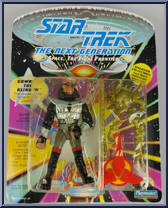 Gowron the Klingon from Star Trek - Next Generation - Series 1 manufactured by Playmates [Front]