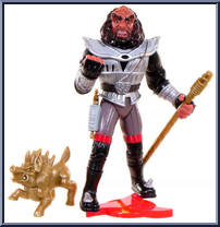 Gowron the Klingon from Star Trek - Next Generation - Series 1 manufactured by Playmates [Loose]