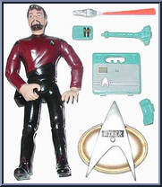 Commander William T. Riker from Star Trek - Next Generation - Series 2 manufactured by Playmates [Loose]