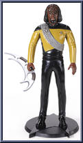 Worf (Next Generation) from Star Trek - Bendyfigs manufactured by Noble Toys [Loose]
