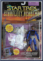 Cadet Geordi LaForge from Star Trek - Starfleet Academy manufactured by Playmates [Front]