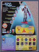 Captain Koloth from Star Trek - Warp Factor - Series 1 manufactured by Playmates [Back]