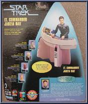 Lt. Commander Jadzia Dax from Star Trek - Warp Factor - Combat Action manufactured by Playmates [Back]