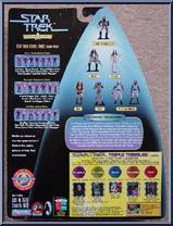 Klingon Warriors from Star Trek - Warp Factor - Strike Force manufactured by Playmates [Back]