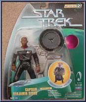 Captain Benjamin Sisko from Star Trek - Warp Factor - Combat Action manufactured by Playmates [Front]