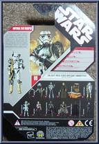 Imperial EVO Trooper from Star Wars - 30th Anniversary Collection - Force Unleashed manufactured by Hasbro [Back]