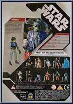 Pax Bonkik (Rodian Podracer Mechanic) from Star Wars - 30th Anniversary Collection - Repaints manufactured by Hasbro [Back]