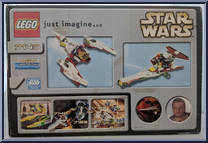 Jedi Starfighter from Star Wars - Attack of the Clones - Basic Series manufactured by Lego [Back]