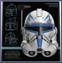 Clone Captain Rex Premium Electronic Helmet from Star Wars - Black Series (2020) - Role Play manufactured by Hasbro [Back]