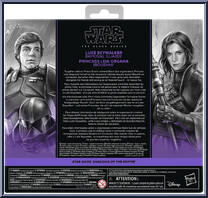 Luke Skywalker (Imperial Guard) / Princess Leia Organa (Boushh) from Star Wars - Black Series (2020) - Shadows of the Empire manufactured by Hasbro [Back]