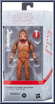 Phase II Clone Trooper (Holiday Edition) from Star Wars - Black Series (2020) - Holiday manufactured by Hasbro [Front]