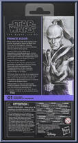 Prince Xizor from Star Wars - Black Series (2020) - Shadows of the Empire manufactured by Hasbro [Back]