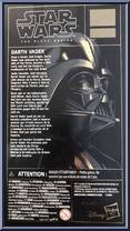 Darth Vader from Star Wars - Black Series - 40th Anniversary - Carbonized Graphite manufactured by Hasbro [Back]