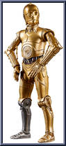 C-3PO from Star Wars - Black Series - Archive - Basic Series manufactured by Hasbro [Loose]