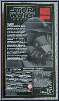 Clone Commander Fox from Star Wars - Black Series - Red - 6" Scale - Exclusives manufactured by Hasbro [Back]