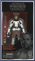 Clone Commander Obi-Wan Kenobi from Star Wars - Black Series - Red - 6" Scale - Exclusives manufactured by Hasbro [Front]