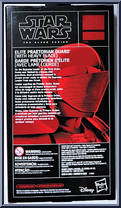 Elite Praetorian Guard (with Heavy Blade) from Star Wars - Black Series - Red - 6" Scale manufactured by Hasbro [Back]