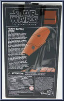 Heavy Battle Droid from Star Wars - Black Series - Red - Gaming Greats manufactured by Hasbro [Back]