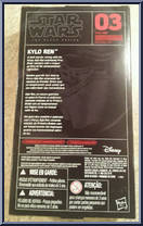 Kylo Ren (Force Awakens) from Star Wars - Black Series - Red - 6" Scale manufactured by Hasbro [Back]