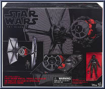 First Order Special Forces Tie Fighter from Star Wars - Black Series - Red - 3.75" Scale - Vehicles manufactured by Hasbro [Front]