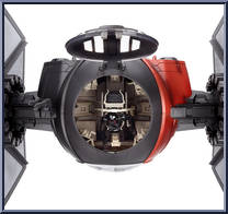 First Order Special Forces Tie Fighter from Star Wars - Black Series - Red - 3.75" Scale - Vehicles manufactured by Hasbro [Loose]