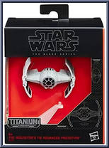 Inquisitor's Tie Advanced Prototype from Star Wars - Black Series - Titanium - Vehicles manufactured by Hasbro [Front]