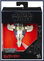Jango Fett's Slave I from Star Wars - Black Series - Titanium - Vehicles manufactured by Hasbro [Front]