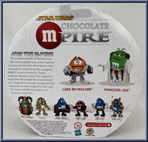 Luke Skywalker / Princess Leia from Star Wars - Chocolate Mpire - Basic Series manufactured by Hasbro [Back]