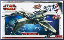 ARC-170 Fighter from Star Wars - Clone Wars (2008) - Vehicles manufactured by Hasbro [Front]