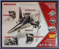 Imperial V-Wing Starfighter from Star Wars - Clone Wars (2008) - Vehicles manufactured by Hasbro [Back]
