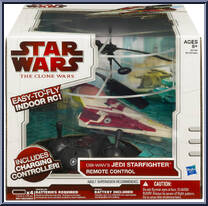 Obi-Wan's Jedi Starfighter from Star Wars - Clone Wars (2008) - Remote Control manufactured by Hasbro [Front]