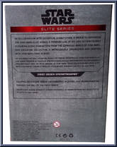 First Order Stormtrooper from Star Wars - Elite Series - Force Awakens manufactured by Disney [Back]