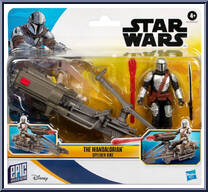 Mandalorian & Speeder Bike from Star Wars - Epic World of Action - Power Force manufactured by Hasbro [Front]