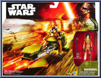 Ezra Bridger's Speeder (with Ezra Bridger) from Star Wars - Force Awakens - Vehicles manufactured by Hasbro [Front]