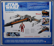 Poe's X-Wing Fighter (with Poe Dameron) from Star Wars - Force Awakens - Vehicles manufactured by Hasbro [Back]