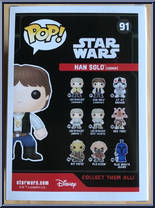 Han Solo from Star Wars - Force Awakens - Pop! Vinyl Figures manufactured by Funko [Back]