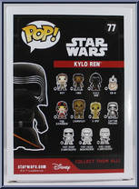 Kylo Ren from Star Wars - Force Awakens - Pop! Vinyl Figures manufactured by Funko [Back]