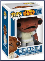 Admiral Ackbar (White Suit) from Star Wars - Pop! Vinyl Figures manufactured by Funko [Front]