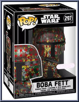 Boba Fett (Paint Splattered) from Star Wars - Pop! Vinyl Figures manufactured by Funko [Front]