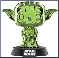Dagobah Yoda (Green Chrome) from Star Wars - Pop! Vinyl Figures manufactured by Funko [Loose]