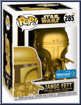 Jango Fett (Gold) (Metallic) from Star Wars - Pop! Vinyl Figures manufactured by Funko [Front]