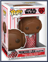 Princess Leia (Valentine Chocolate) from Star Wars - Pop! Vinyl Figures manufactured by Funko [Front]
