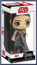 Rey from Star Wars - Wobblers manufactured by Funko [Front]
