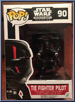 TIE Fighter Pilot (Red Stripes) from Star Wars - Pop! Vinyl Figures manufactured by Funko [Front]
